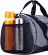 Gray 35L Gym Bag with Shoes Compartment and Wet Pocket