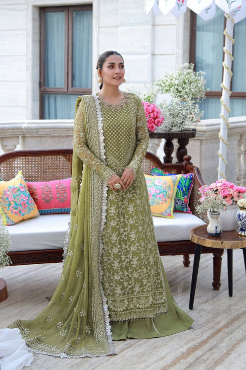 Gulmina Embroidered Chiffon Suit Abeeha
