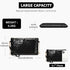 Miss Lulu Mini Crossbody Black Bag for Women Clutch Chain Shoulder Bag Evening Party Shining Sequins