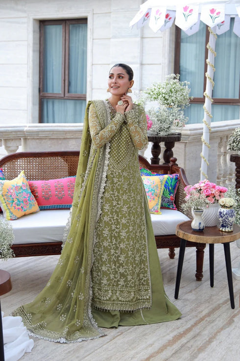 Gulmina Embroidered Chiffon Suit Abeeha
