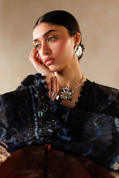 BAROQUE EMBROIDERED LAWN EL26-D08