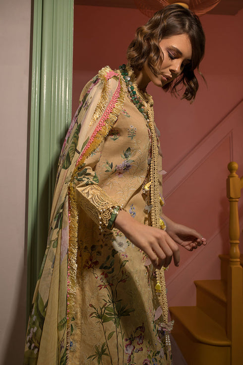Sobia Nazir Embroidered Lawn 3 Piece suit DESIGN 7A