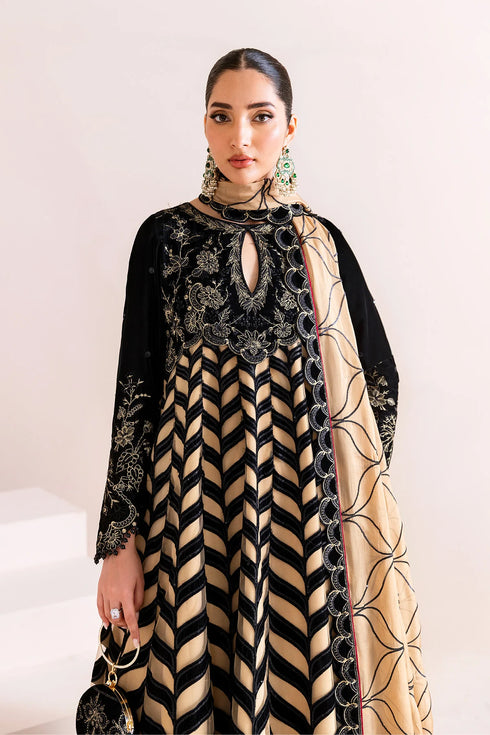 Alizeh Embellished Velvet Suit AF-VLT-2223-Noor Jahan