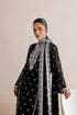 Farasha Embroidered Chiffon Suit Dark Mirage