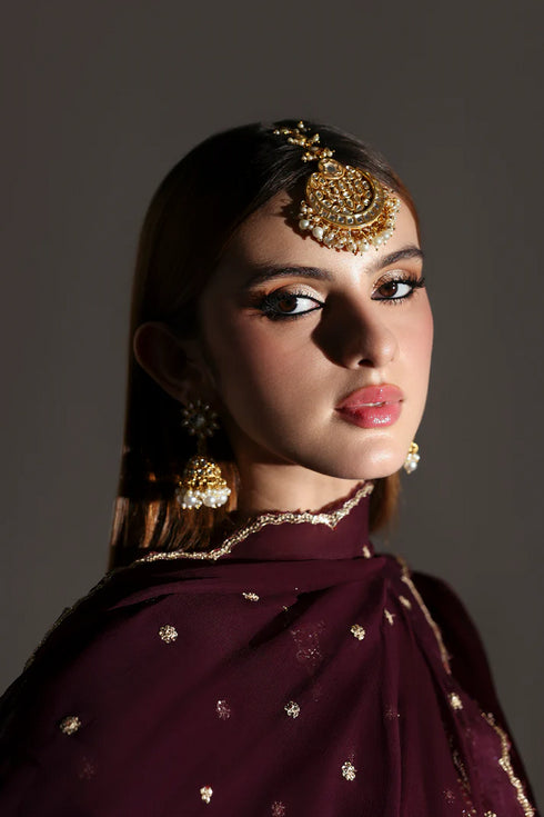 Emaan Adeel Embroidered Velvet Suit KANWAL