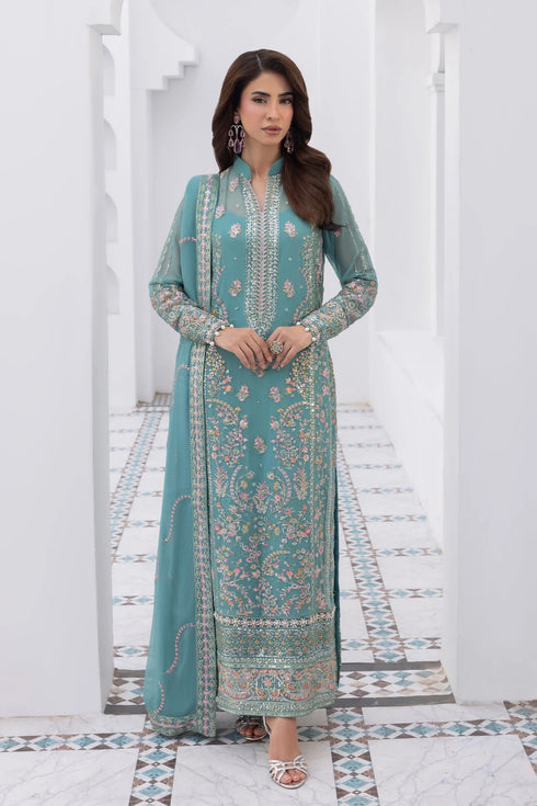 Gulaal Embroidered Chiffon Suit Desir