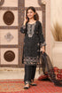UB Fashion Embroidered Organza 3 Piece Suit UB-106K