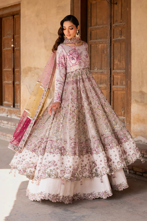 Iznik Embroidered Silk 3 Piece Suit ILC-08