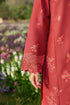 Farasha Embroidered Lawn 3 Piece Suit Red Whisper