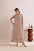Farasha Embroidered Chiffon Suit Warm Lume
