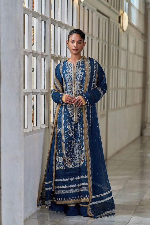 Sobia Nazir Embroidered Luxury Lawn suit Design 8A
