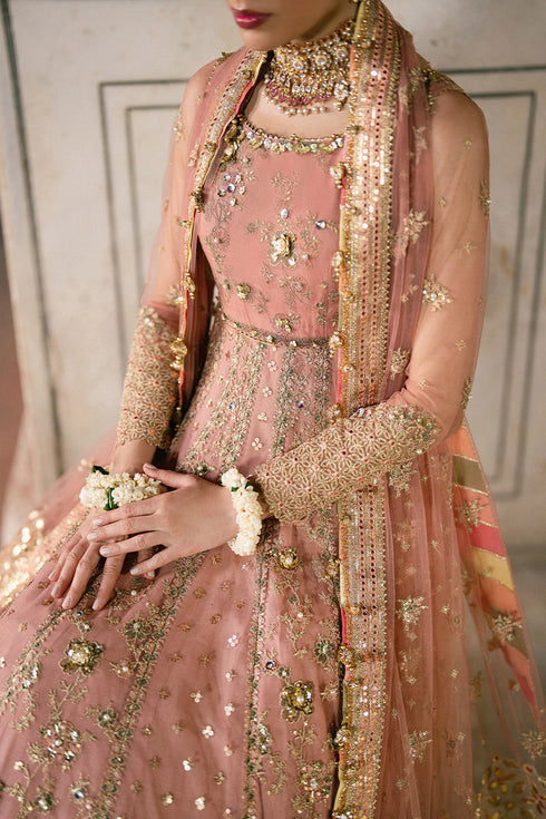 Mohsin Naveed Ranjha Embroidered Net Suit Khushboo