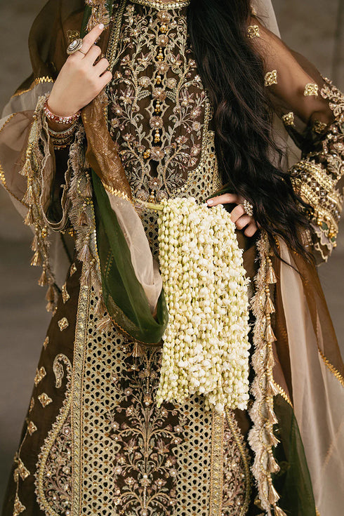 Mohsin Naveed Ranjha Embroidered Organza Suit Tabeer