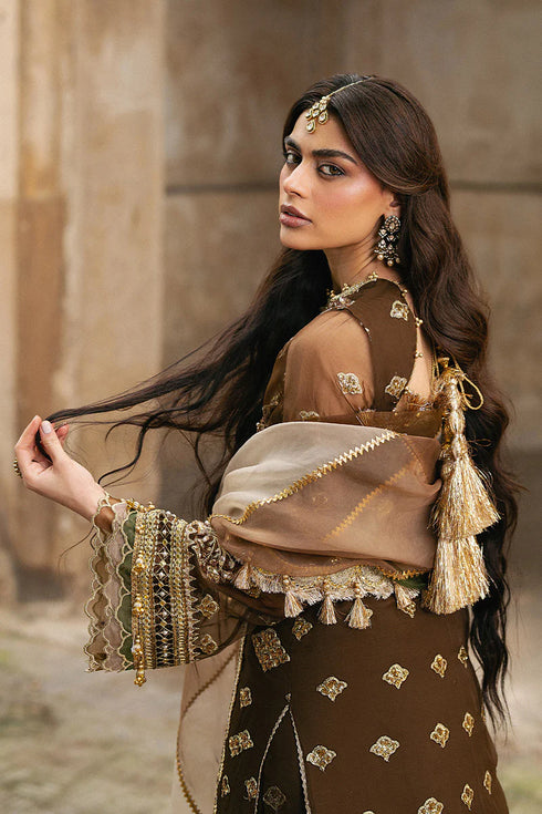 Mohsin Naveed Ranjha Embroidered Organza Suit Tabeer