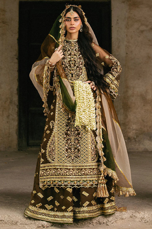 Mohsin Naveed Ranjha Embroidered Organza Suit Tabeer