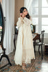 Azure Embroidered Net Suit Ivory Petal
