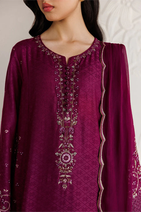 Iznik Embroidered Lawn suit UE-684