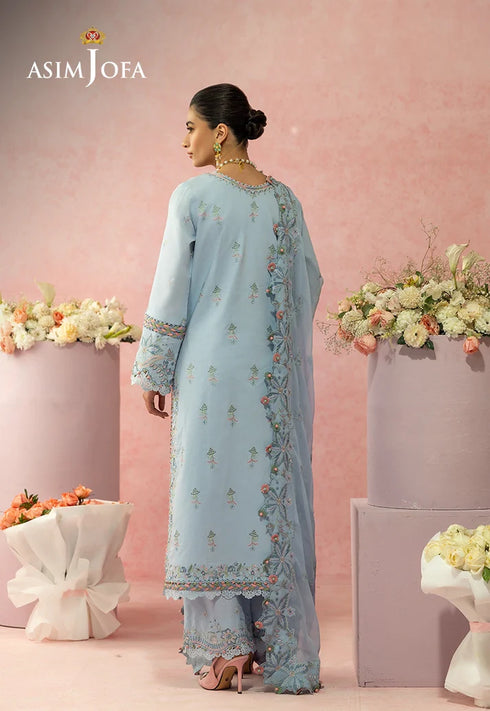 Asim Jofa Embroidered Lawn 3 Pcs Suit AJULW-10