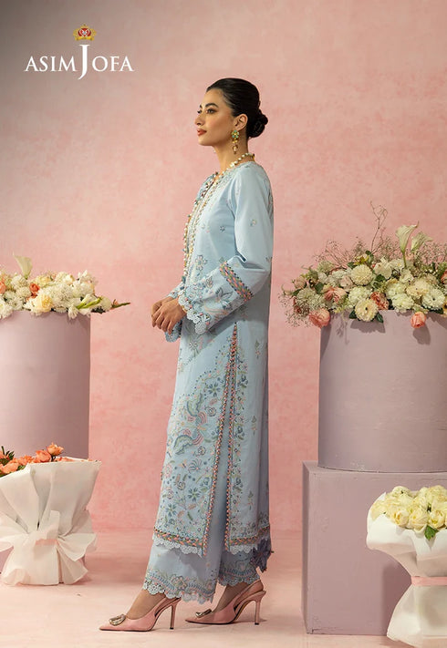 Asim Jofa Embroidered Lawn 3 Pcs Suit AJULW-10