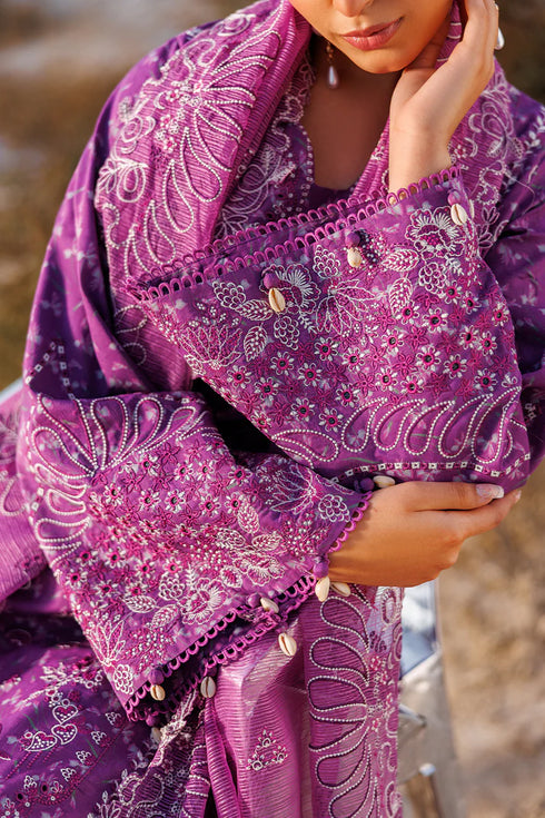 Emaan Adeel Embroidered Lawn Suit FLORAL FRENZY