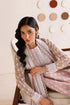 Farasha Embroidered Chiffon Suit Blush Sand