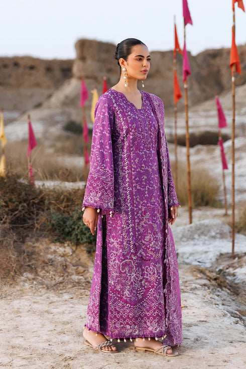 Emaan Adeel Embroidered Lawn Suit FLORAL FRENZY