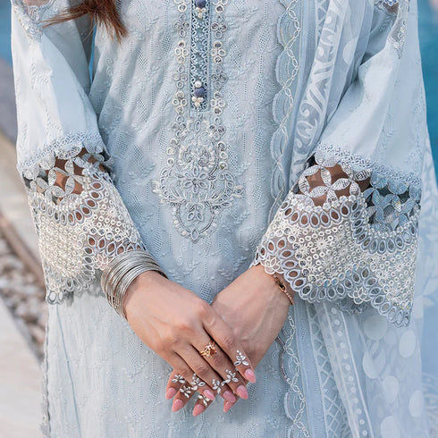 Zahra Rubab Embroidered Cotton Suit ZR-2535 | MOON LIGHT