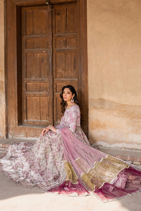 Iznik Embroidered Silk 3 Piece Suit ILC-08