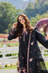 Farasha Embroidered Lawn 3 Piece Suit Dark Passion
