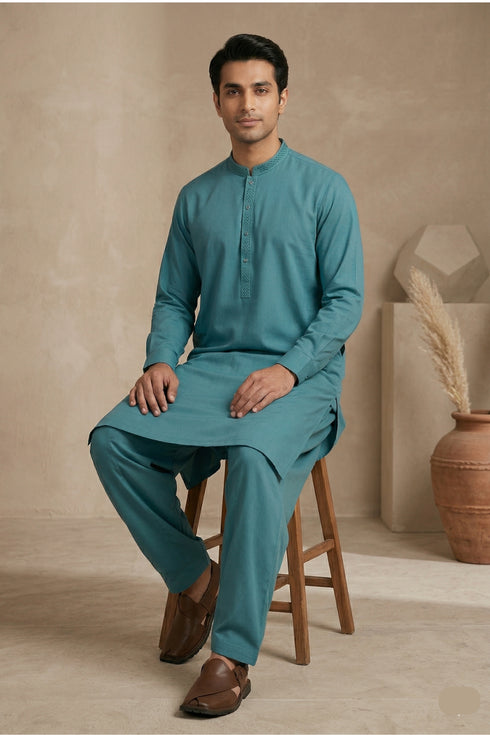 Mens 2PC Wash & Wear Shalwar Kameez ST-03
