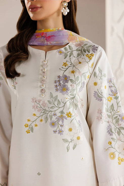 Iznik Embroidered Lawn suit UE-683