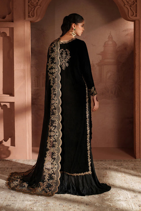 Iznik Embroidered Velvet Suit IV-62