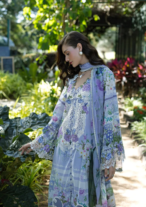 Elaf Digital Printed Lawn Suit ESA-6A MOONLIT PETALS