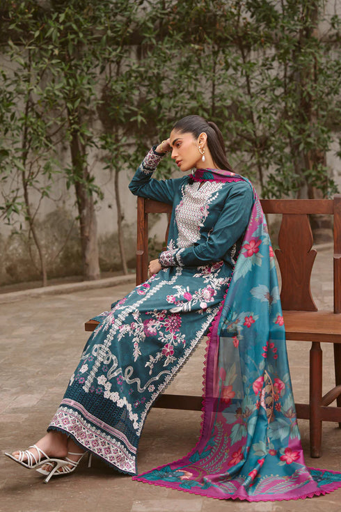 Ayzel Embroidered Lawn 3PC Suit Zenvia