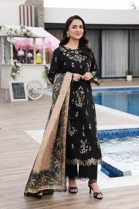 Rang Rasiya Embroidered Lawn suit Afsaneh