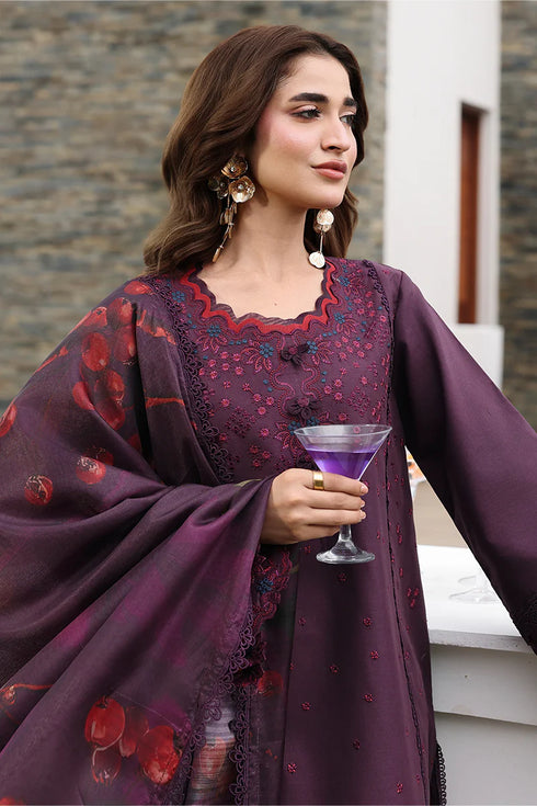 Rang Rasiya Embroidered Lawn suit Arezou