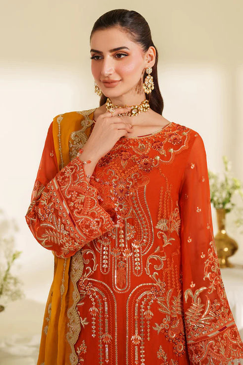 Imrozia Embroidered Chiffon Suit M-100 SIRA