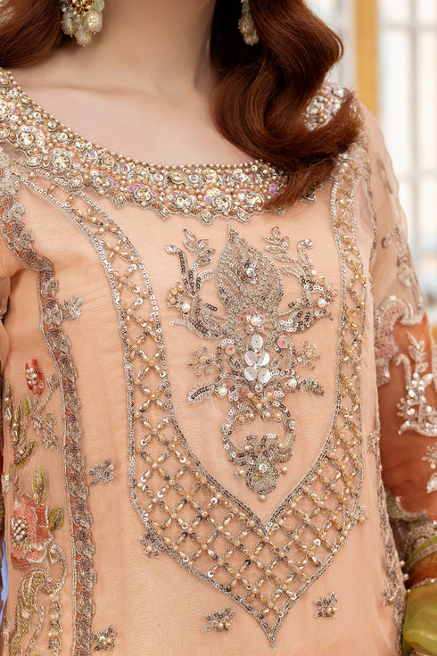 Imrozia Embroidered Organza 3 Piece Suit I-177 ISABELLA