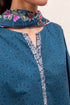 Beechtree Printed Blended Lawn Suit SAPPHIRE BLUE BT-03