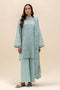 Beechtree Printed Blended Lawn Suit TURQUOISE GRACE BT-05