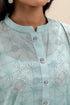 Beechtree Printed Blended Lawn Suit TURQUOISE GRACE BT-05