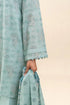 Beechtree Printed Blended Lawn Suit TURQUOISE GRACE BT-05