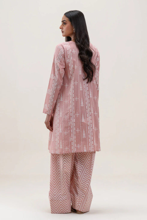Beechtree Printed Blended Lawn Suit ROSY AFFAIR BT-02