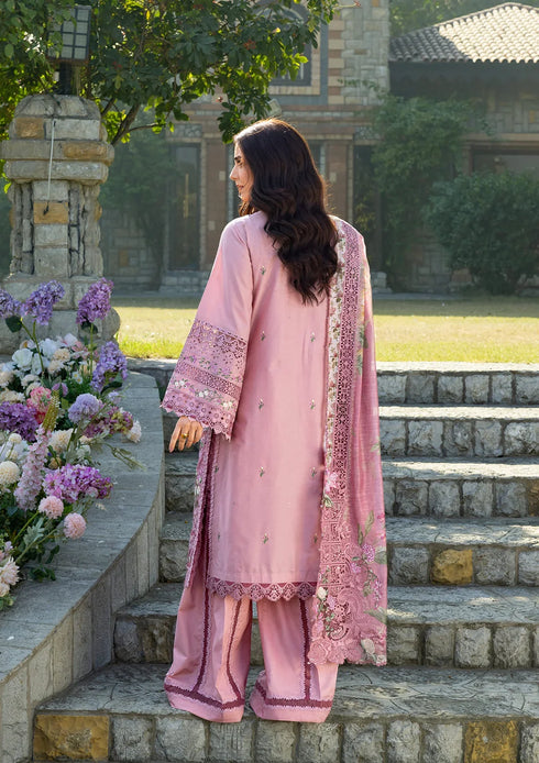 Elaf Embroiderd Lawn Suit ELY-09 ROSEE