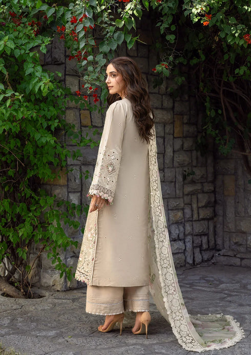 Elaf Embroiderd Lawn Suit ELY-2A CAMELLIA