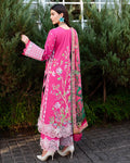 Mushq Chikan Embroidered Lawn Suit Blushing Rose