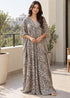 Women’s Leopard Grey Yellow Maxi Kaftan Beach Cover-Up – Relaxed Fit