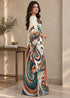 Women’s Beige Maxi Kaftan Beach Cover-Up – Relaxed Fit
