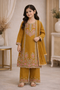Baba Posh Girls Embroidered chiffon 3PC Suit BPG-01