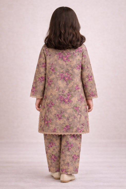 Girls Printed Marina 2PC Suit EN-02